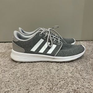 grey adidas cloudfoam size 8 women’s